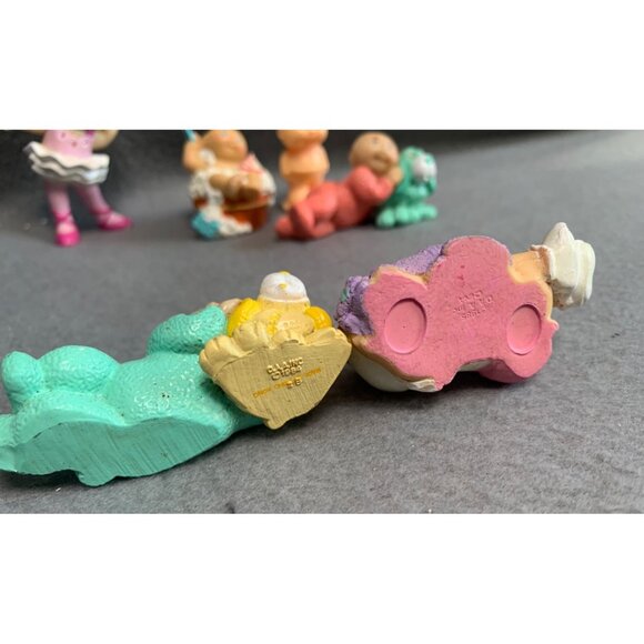 Cabbage Patch Kids 1984 Miniature Figurines Set of 6 Collectible Vintage - Picture 4 of 9